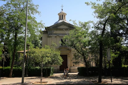 Fachada y cúpula de la Ermita de San Antonio de la Florida.