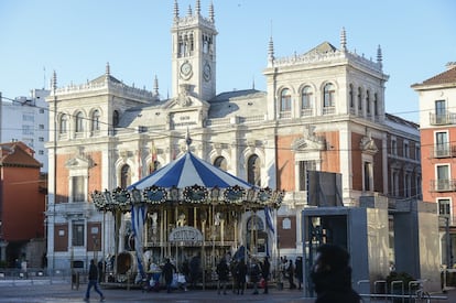 La plaza central de Valladolid.