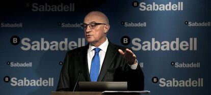 El presidente de Banco Sabadell, Josep Oliu.