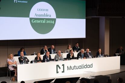 Asamblea de la Mutualidad de la Abogacía, celebrada este sábado.