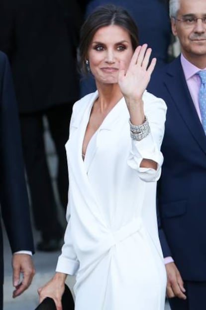 La reina Letizia, en Madrid, el pasado mes de septiembre.