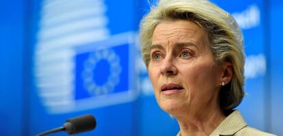 La presidenta de la Comisión Europea, Ursula von der Leyen.