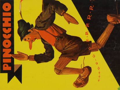 Ilustraci&oacute;n de Pinocho (1930)