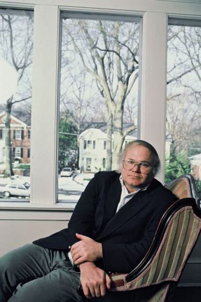 Pat Conroy, en su casa de Atlanta, el 15 de enero de 1988. 