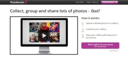 Photorocket es rápido y fácil.