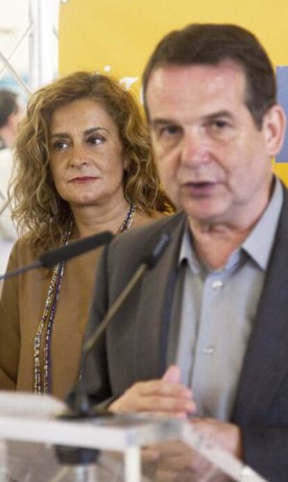 Silva y Caballero, en un acto público en octubre de 2011.