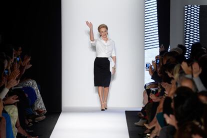 Carolina Herrera apuesta por la ilusión óptica