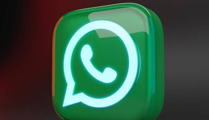 Logo WhatsApp en 3D