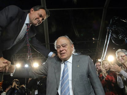 Artur Mas y Jordi Pujol, en un arranque de campaña electoral, en una imagen de archivo.
