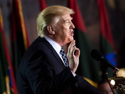 El presidente Donald Trump, en el Capitolio.