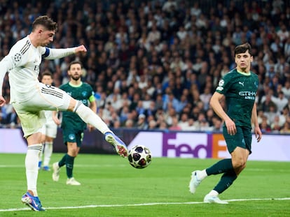 Artículo de EL PAÍS Escaparate que describe la suscripción de Movistar Plus+ para ver el Manchester City - Real Madrid