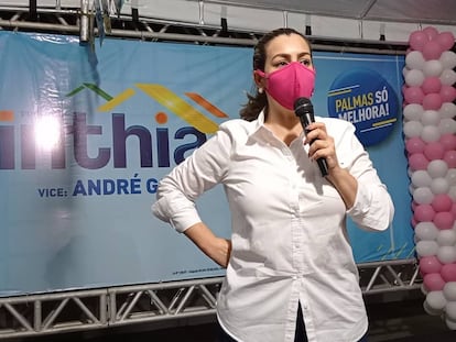 Cinthia Ribeiro (PSDB), reeleita prefeita ainda no 1º turno em Palmas.