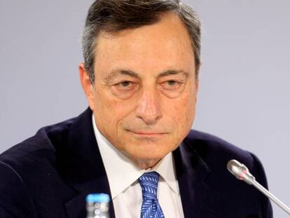Mario Dragjhi, presidente del BCE