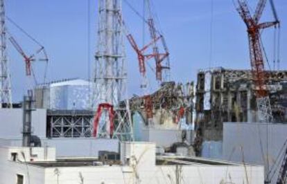 Vista de la central nuclear de Fukushima Daiichi en la localidad de Okuma, en la prefectura de Fukushima (Japón). EFE/Archivo