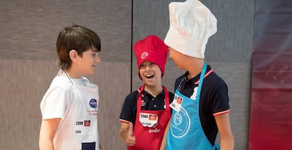 Concursantes de una de las ediciones de MasterChef Junior.