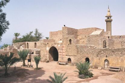 Iglesia románica del siglo III, una de las más antiguas del mundo, en Aqaba (Jordania).