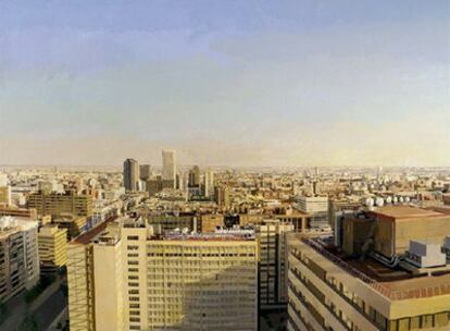 El cuadro <i>Vista de Madrid desde Capitán Haya</i>, de Antonio López.
