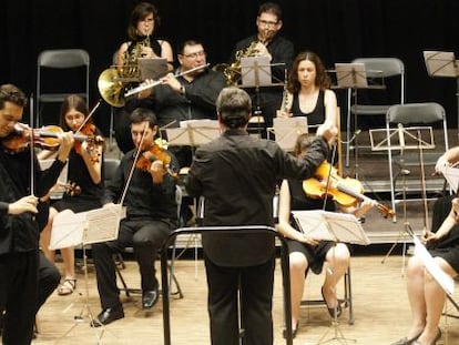 Un concierto del festival Resid&egrave;ncies de Godella, dirigido por Joan Enric Lluna. 