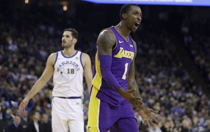 Caldwell-Pope, en un Lakers-Warriors.