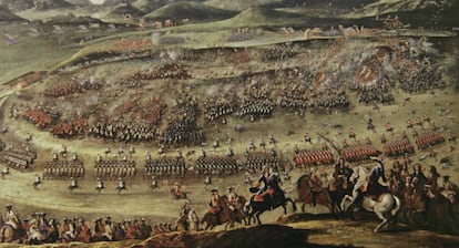 Detail of ‘The Battle of Almansa’ by Buonaventura Ligli, from the Prado Museum collection.