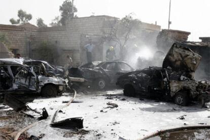 Escenario de uno de los atentados en Kirkuk.