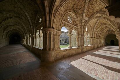 El claustro del monasterio de Santa María de Iranzu.