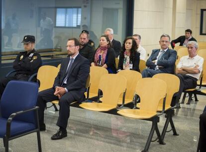 Marcial Dorado durante el juicio 