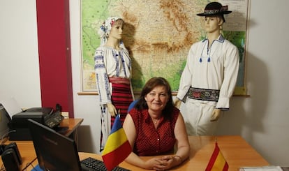 Ica Tomi, of the Federation of Romanian Associations of Spain, has been in the country for 10 years.