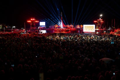 Vista general de la ceremonia de inauguración del proyecto Bodø 2024 en la ciudad noruega.