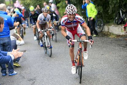 Ataque decisivo de Purito en Villa vergano, que rompe a Valverde.