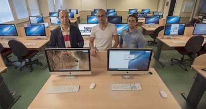 From left to right: Francisco Roca, José López and Daniel García.