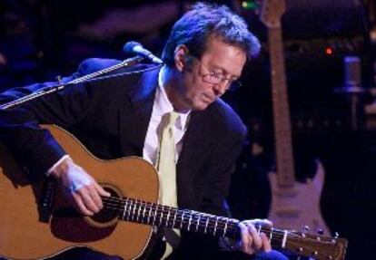 Eric Clapton, en una actuación en Nueva York el año pasado.
