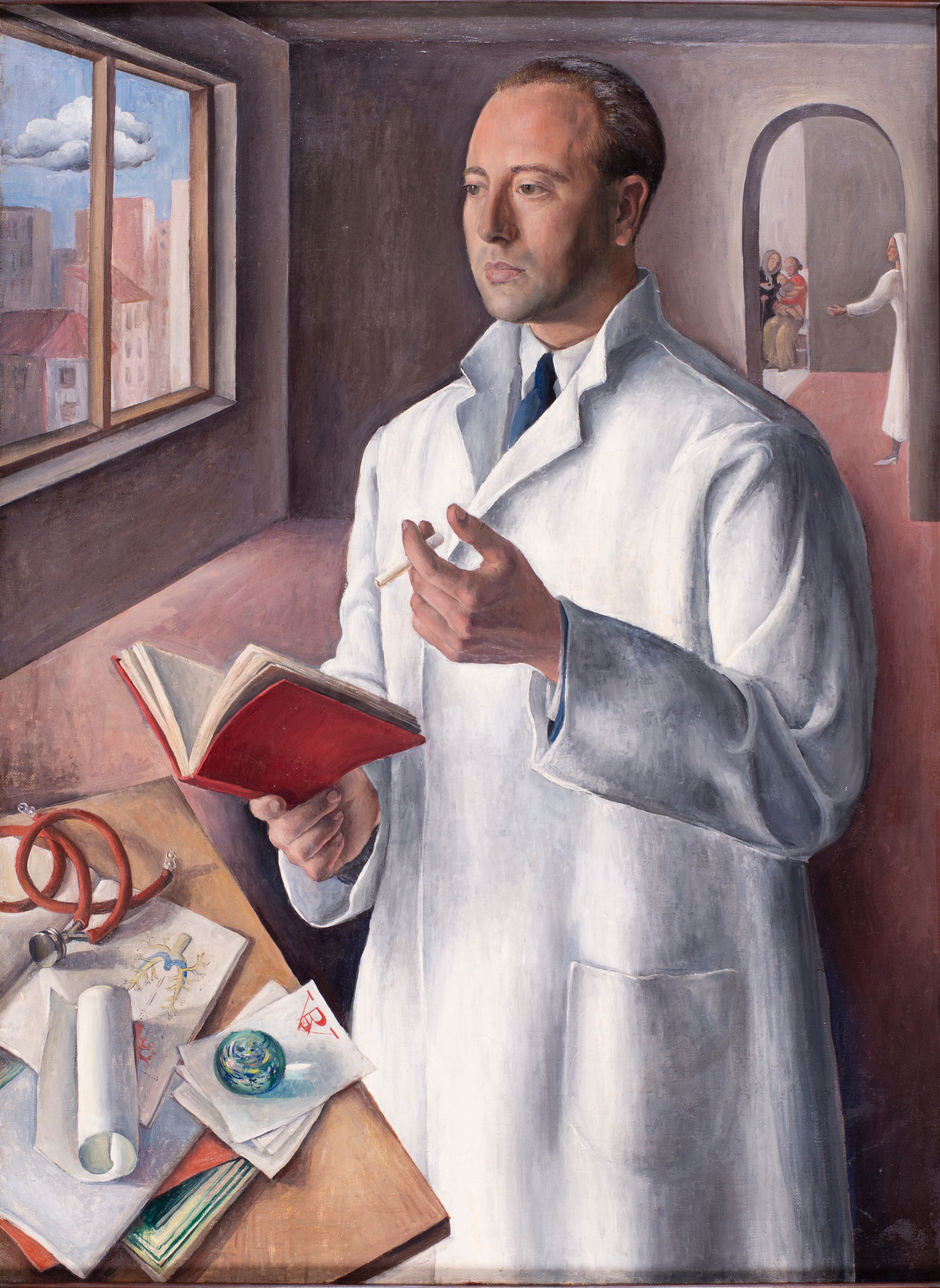 'Retrato del doctor Luis de Velasco' (hacia 1933), de Rosario de Velasco. 