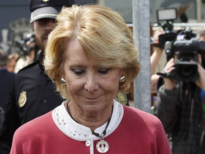 Esperanza Aguirre, expresidenta de la Comunidad de Madrid.