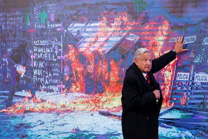 AMLO en Palacio Nacional