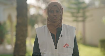Asma Aweis Abdallah, responsable de actividades médicas de Médicos Sin Fronteras (MSF) en Baidoa, Somalia.