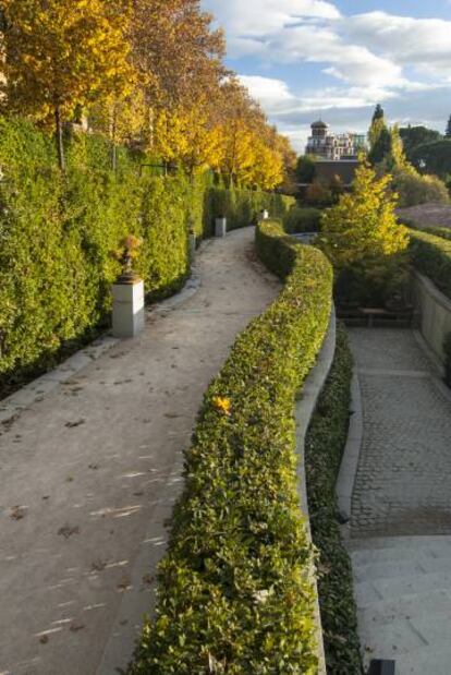 De Caruncho es la Terraza de los Laureles del Real Jardín Botánico de Madrid.