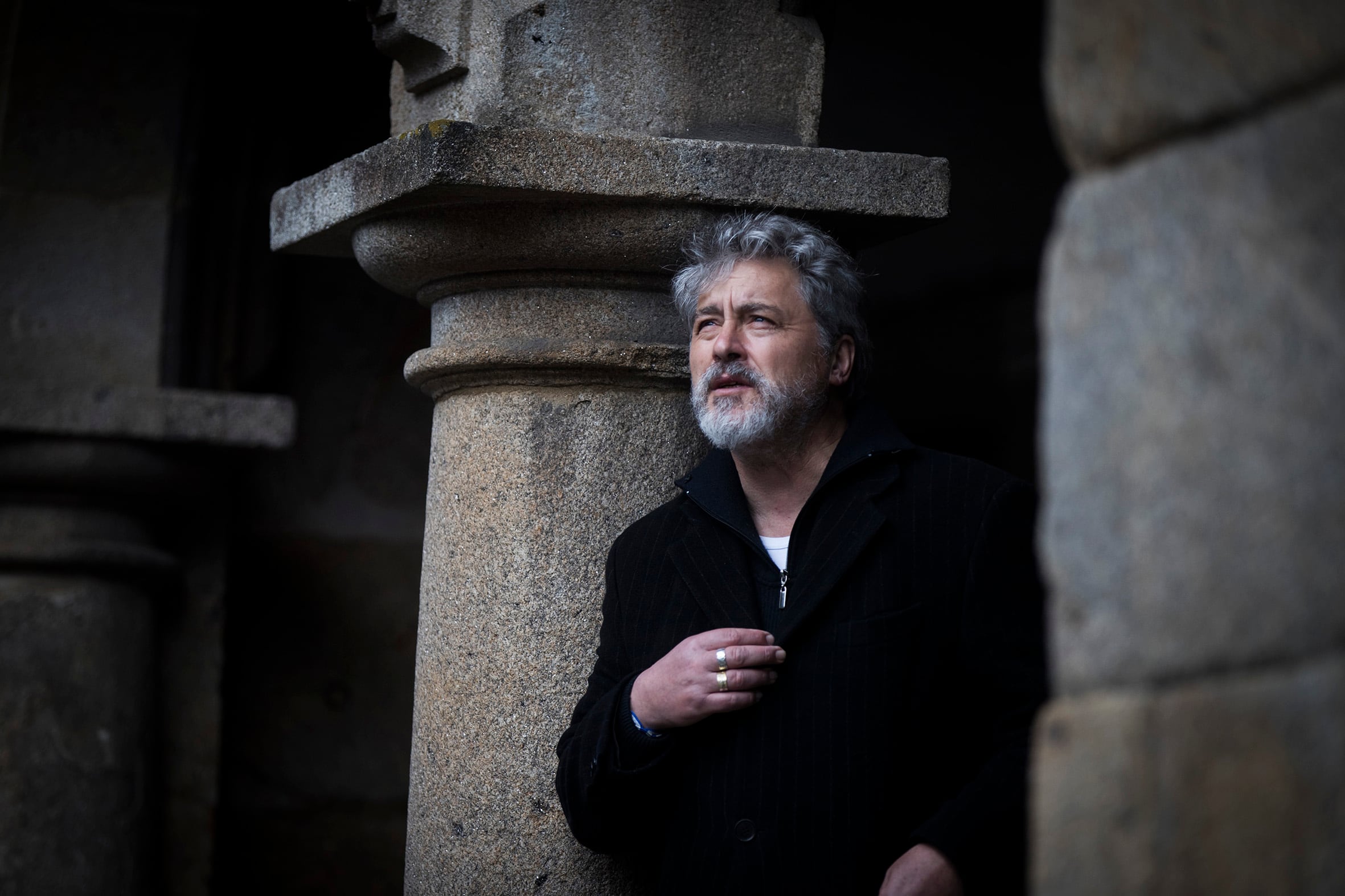 Manuel Rivas, en Santiago de Compostela en 2018.