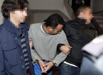 El mafioso Giovanni Capone llega a la corte de apelaciones en Coimbra.