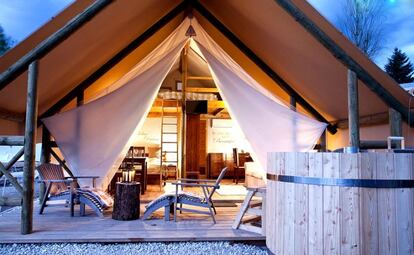 'Glamping' en Eslovenia.