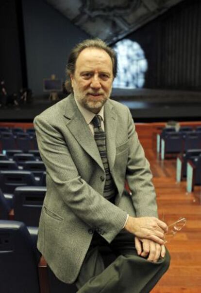 Riccardo Chailly, en la sala principal del Palau de les Arts.