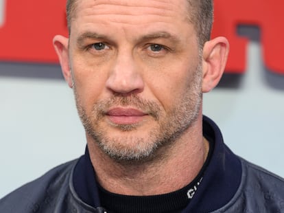 Tom Hardy at the London premiere of ‘The Bikeriders’ in 2024.