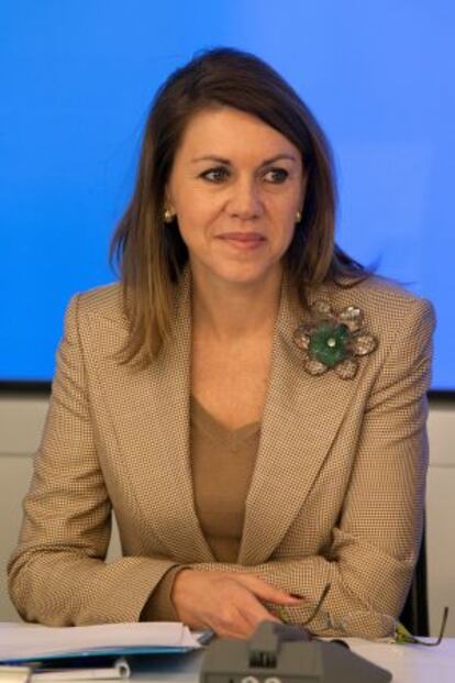 La secretaria general del PP, Mar&iacute;a Dolores de Cospedal. 