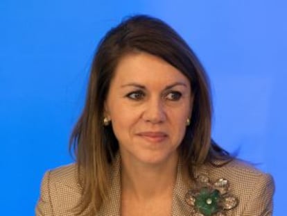 La secretaria general del PP, María Dolores de Cospedal.