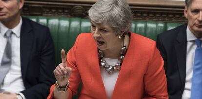 La primera ministra británica, Theresa May.