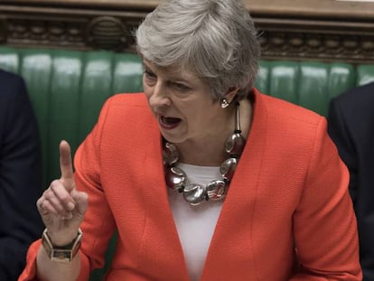 La primera ministra brit&aacute;nica, Theresa May. 