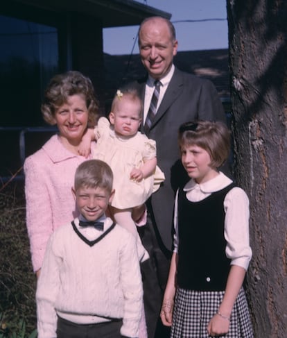 La familia Gates en 1965. 