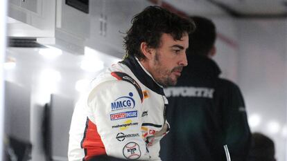 Fernando Alonso, en Daytona.