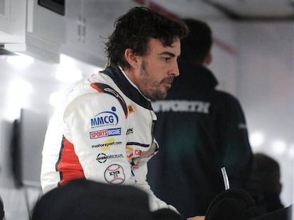 Fernando Alonso, en Daytona.