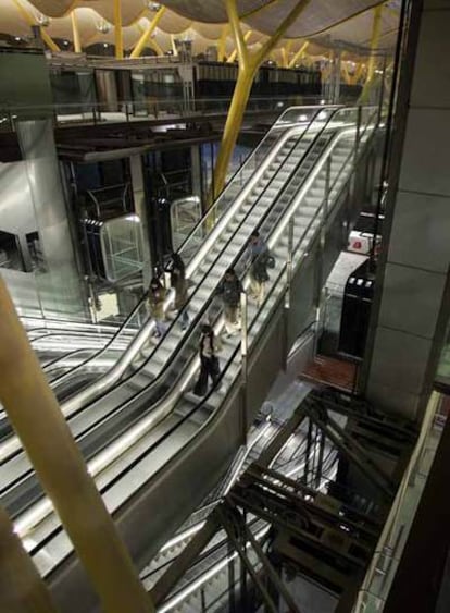 La T-4 del aeropuerto de Barajas, inaugurada en 2006.